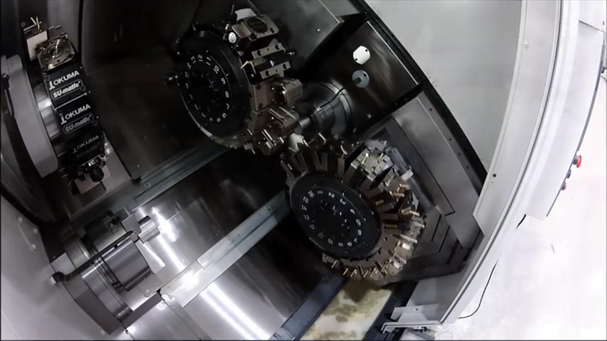 دستگاه CNC AKUMA به سه عدد turret